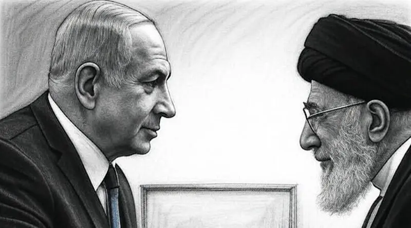 Benjamin Netanyahu and Ayatollah Khamenei israel iran grok